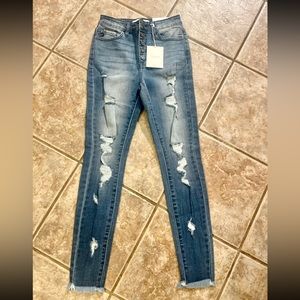 Kancan High Rise Skinny Ankle Jeans Size 3/25